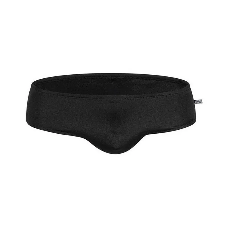 Mens Solid Color Quick-drying Pouch Swim Briefs