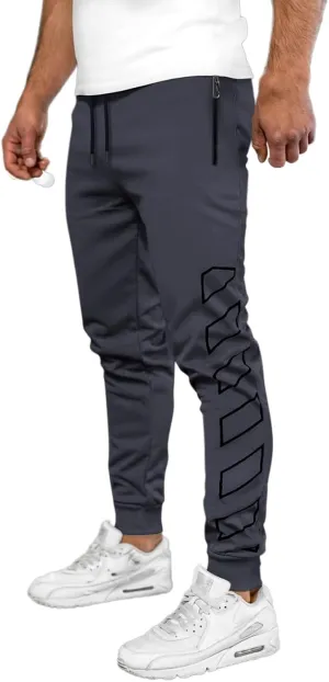 Men's Sweatpants Drawstring Joggers with Pockets Slim Fit Workout Pants Athletic Gym Trousers Work Pants for Men