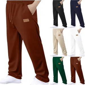 Muscularfit Sweatpants for Men Casual Lounge Pants Drawstring Elastic Waist Summer Sports Trousers Baggy Joggers with Pockets