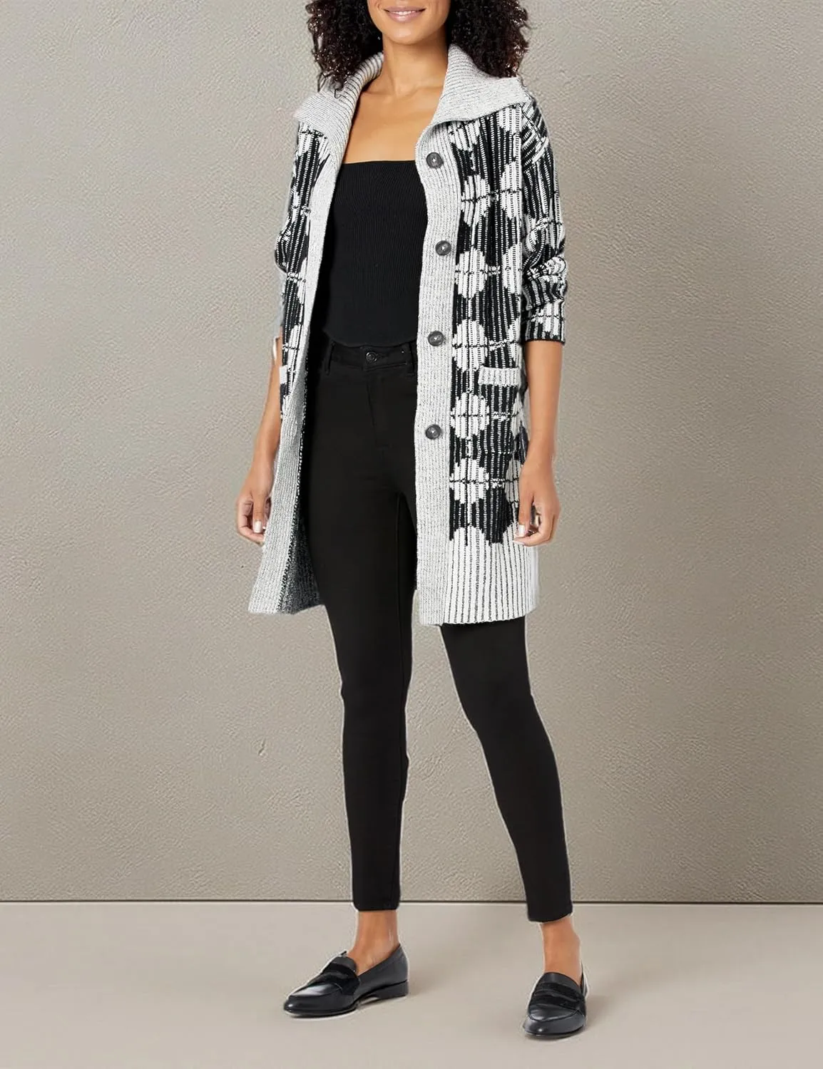 NIC ZOE Women's Petite Soft Dot Cardigan
