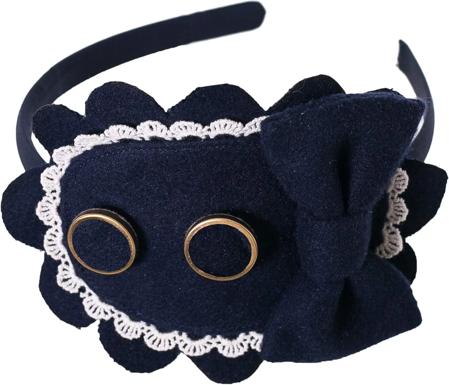 Pettigirl Little Girl Autumn Winter Navy Blue Fashion Jacket Coat Kids Vintage Warm Trench Outerwear Outfit