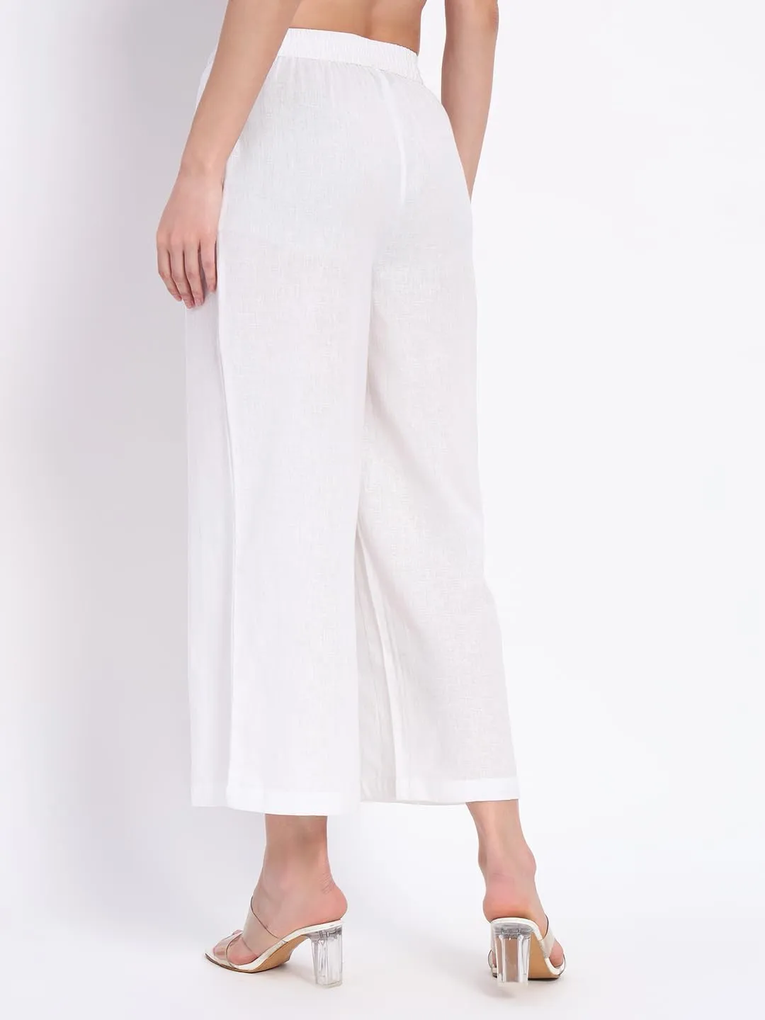 PIDAVLIYA'S Women's Wide Leg Pants Elastic High Waist Casual Yoga Workout Palazzo Pants & Trousers with Pockets