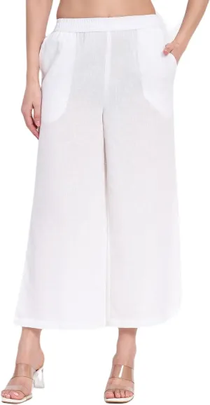 PIDAVLIYA'S Women's Wide Leg Pants Elastic High Waist Casual Yoga Workout Palazzo Pants & Trousers with Pockets