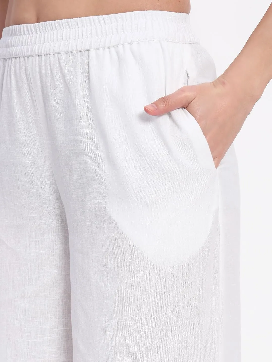PIDAVLIYA'S Women's Wide Leg Pants Elastic High Waist Casual Yoga Workout Palazzo Pants & Trousers with Pockets