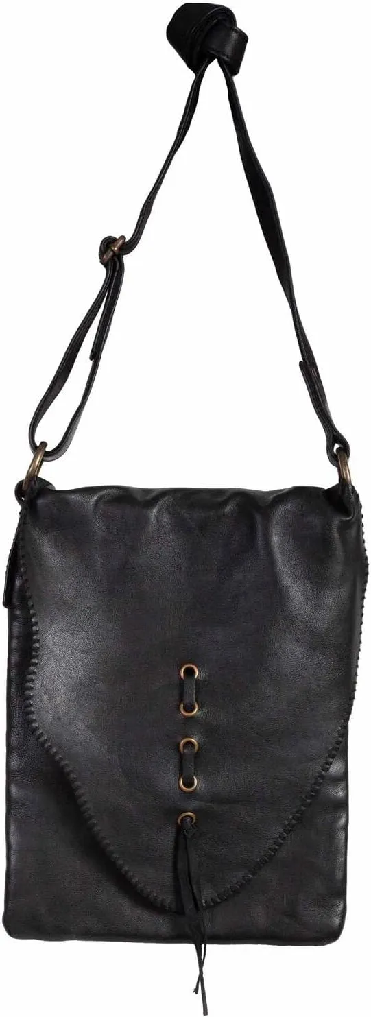 Scully Soft Leather Whipstitch Crossbody Handbag B185 **