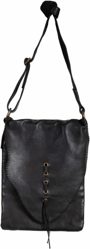Scully Soft Leather Whipstitch Crossbody Handbag B185 **