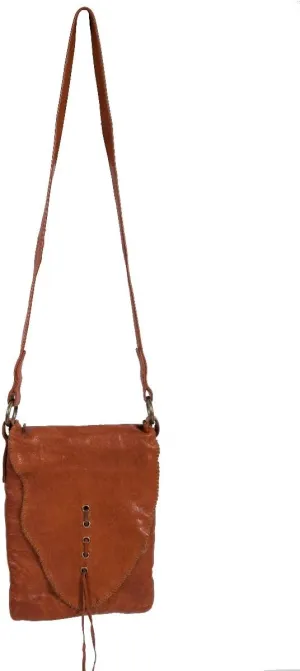 Scully Soft Leather Whipstitch Crossbody Handbag B185 **