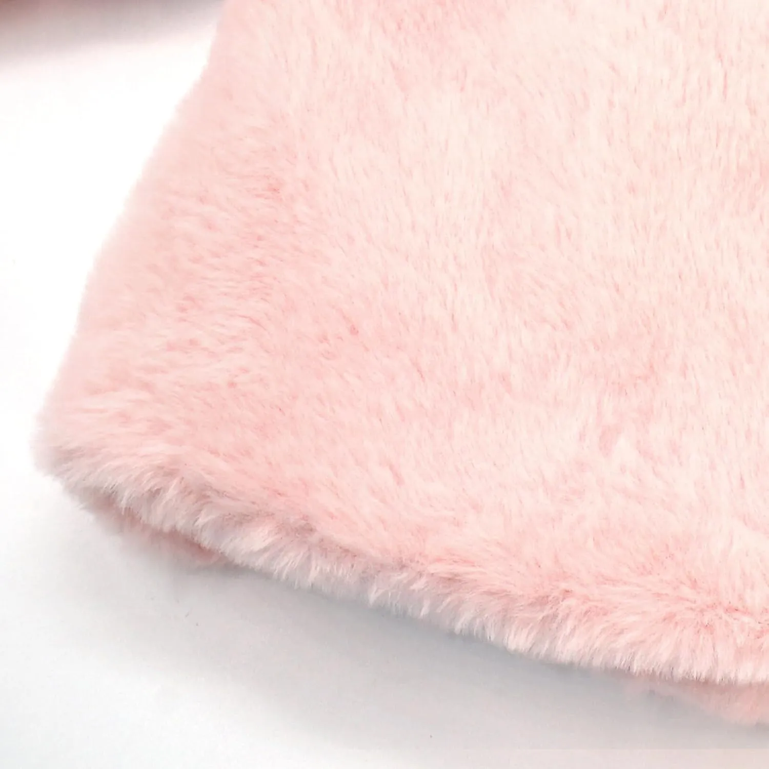 SEAUR Baby Girls Faux Fur Warm Cloak Coat Cute Winter Furry Cape Jacket Fluffy Plush Fleece Outwear with Bowknot