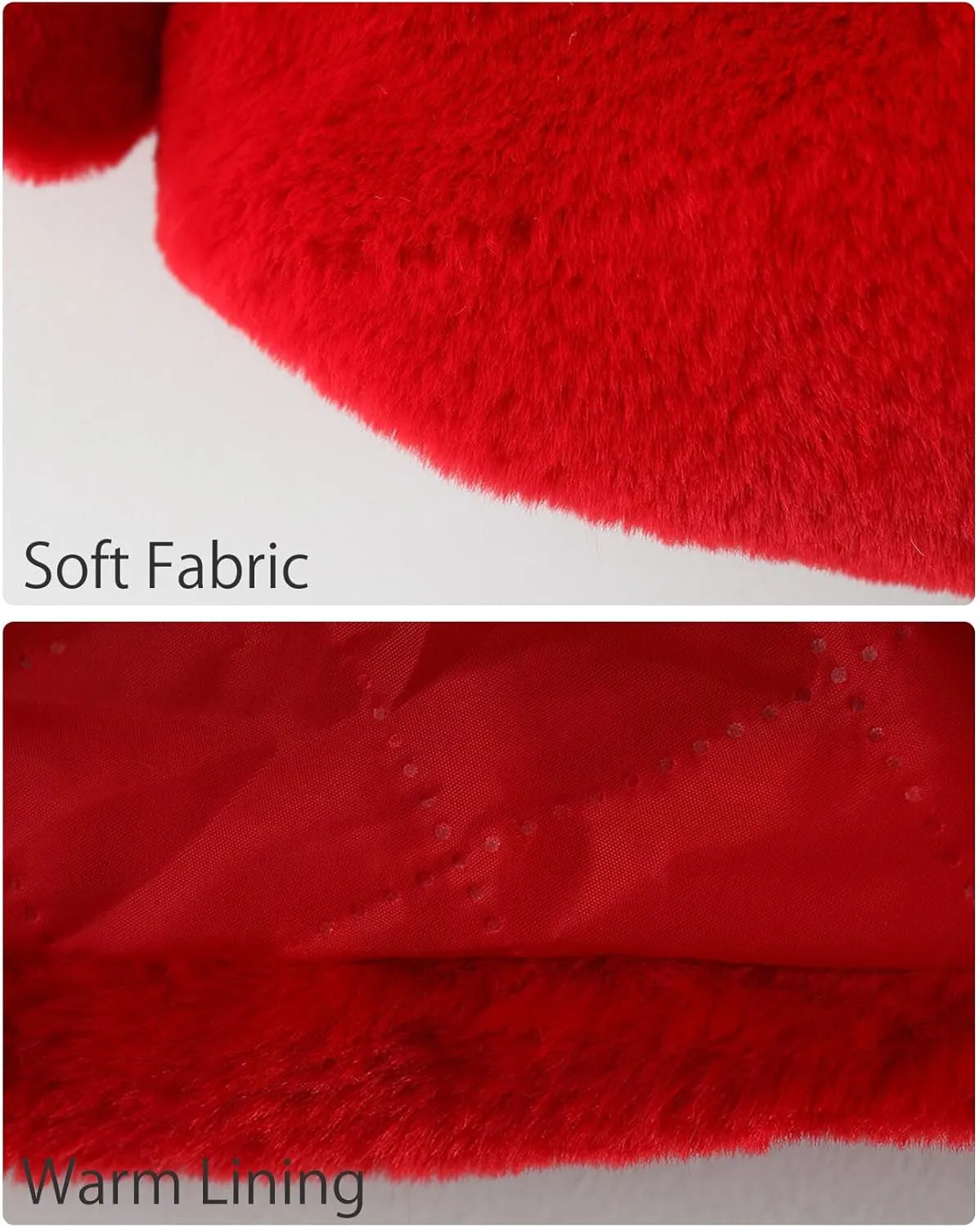 SEAUR Baby Girls Faux Fur Warm Cloak Coat Cute Winter Furry Cape Jacket Fluffy Plush Fleece Outwear with Bowknot