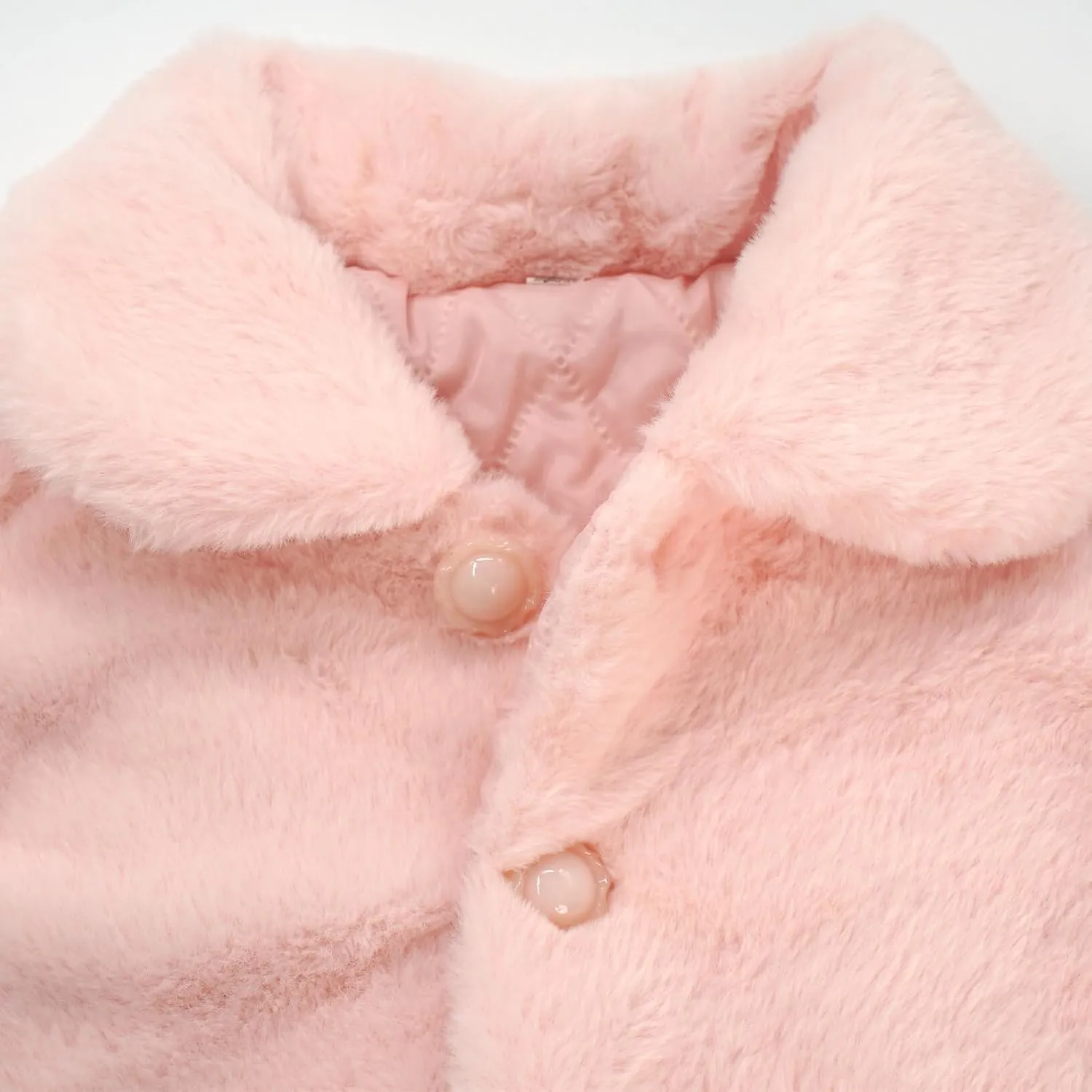 SEAUR Baby Girls Faux Fur Warm Cloak Coat Cute Winter Furry Cape Jacket Fluffy Plush Fleece Outwear with Bowknot