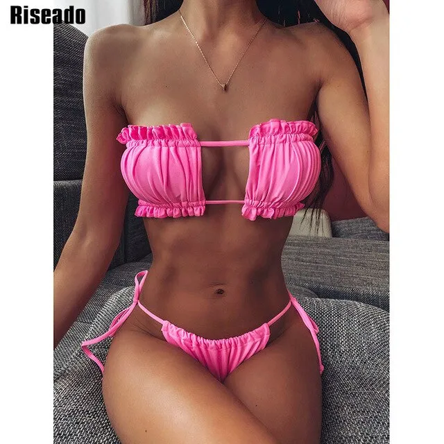 Sexy Bandeau Bikinis Set