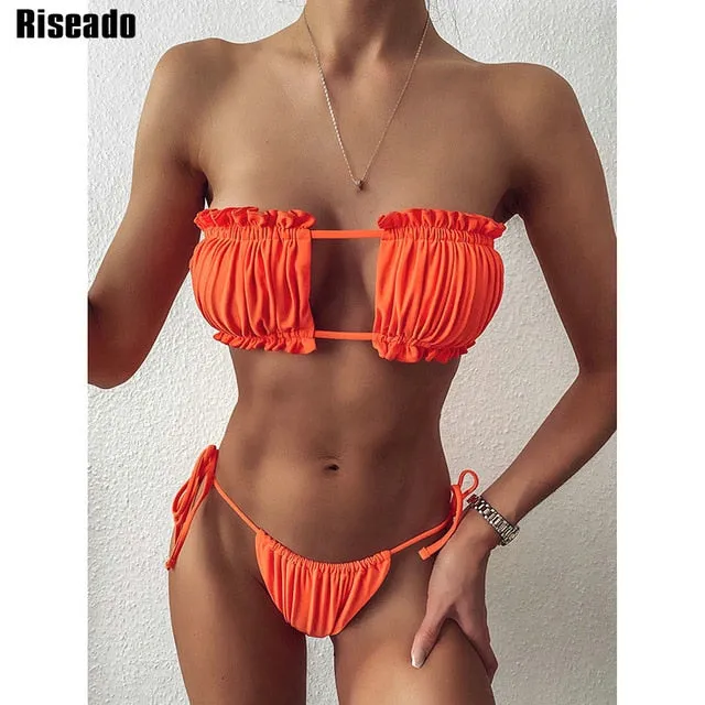 Sexy Bandeau Bikinis Set
