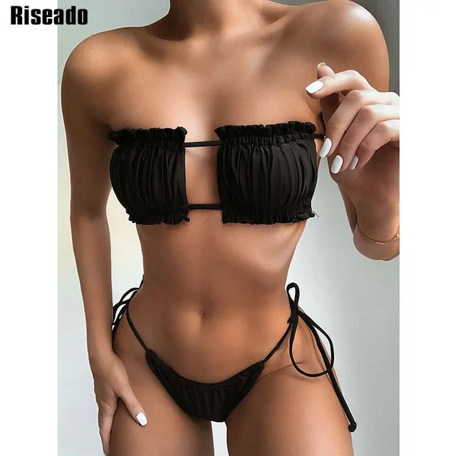 Sexy Bandeau Bikinis Set
