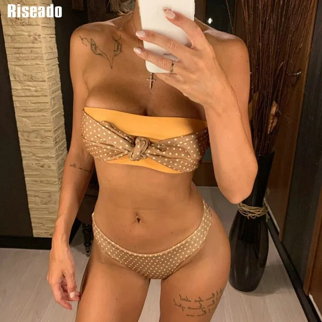 Sexy Bandeau Bikinis Set