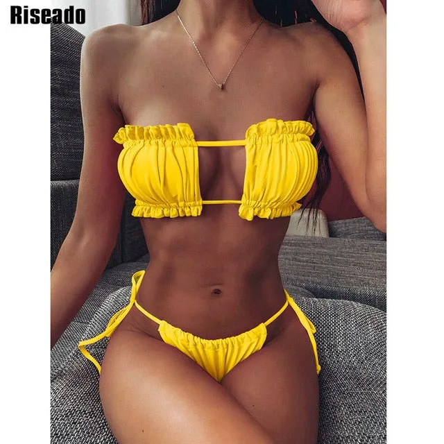 Sexy Bandeau Bikinis Set