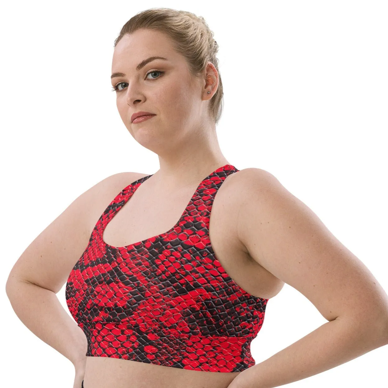 Sexy Snake Print Sports Bra, lioness-love