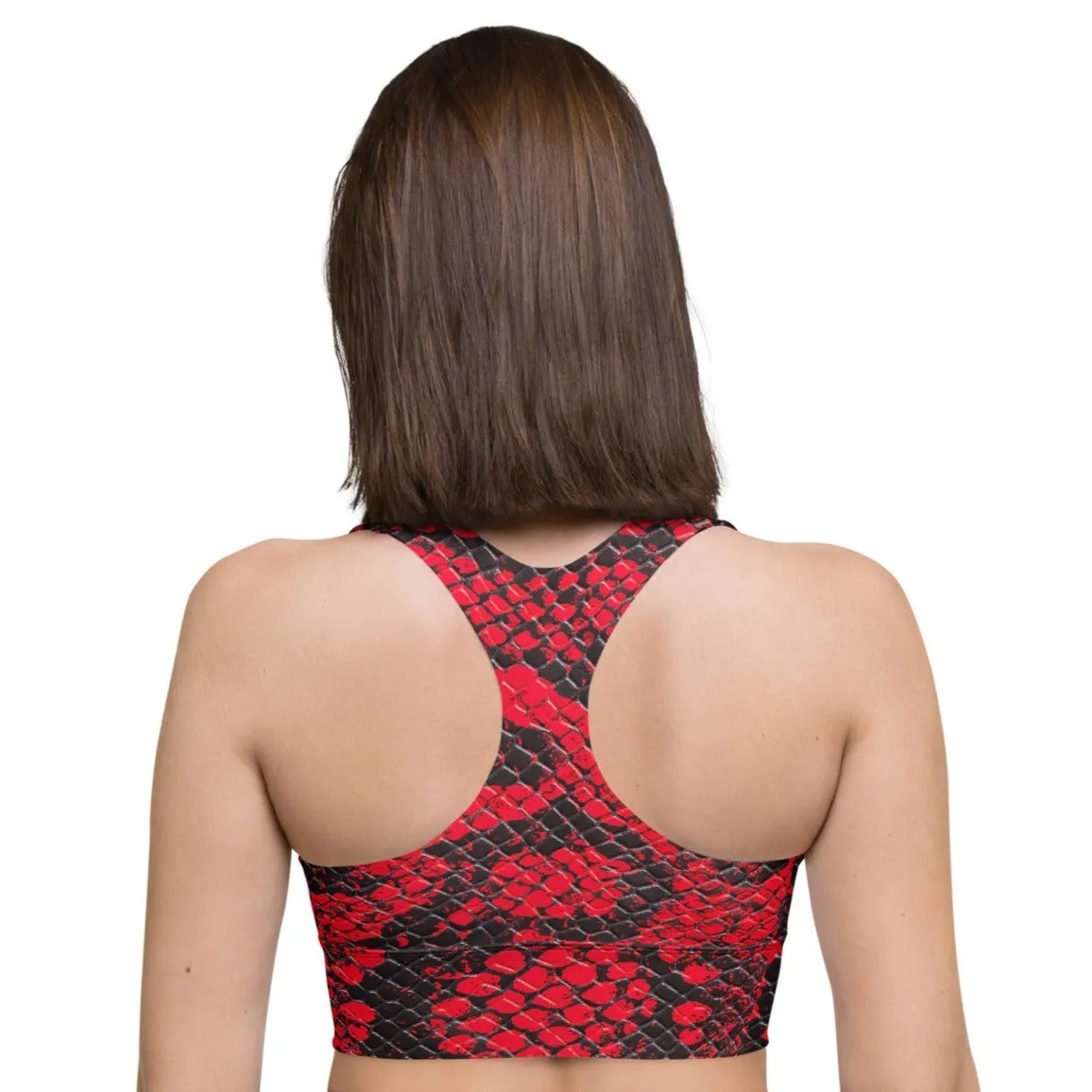 Sexy Snake Print Sports Bra, lioness-love