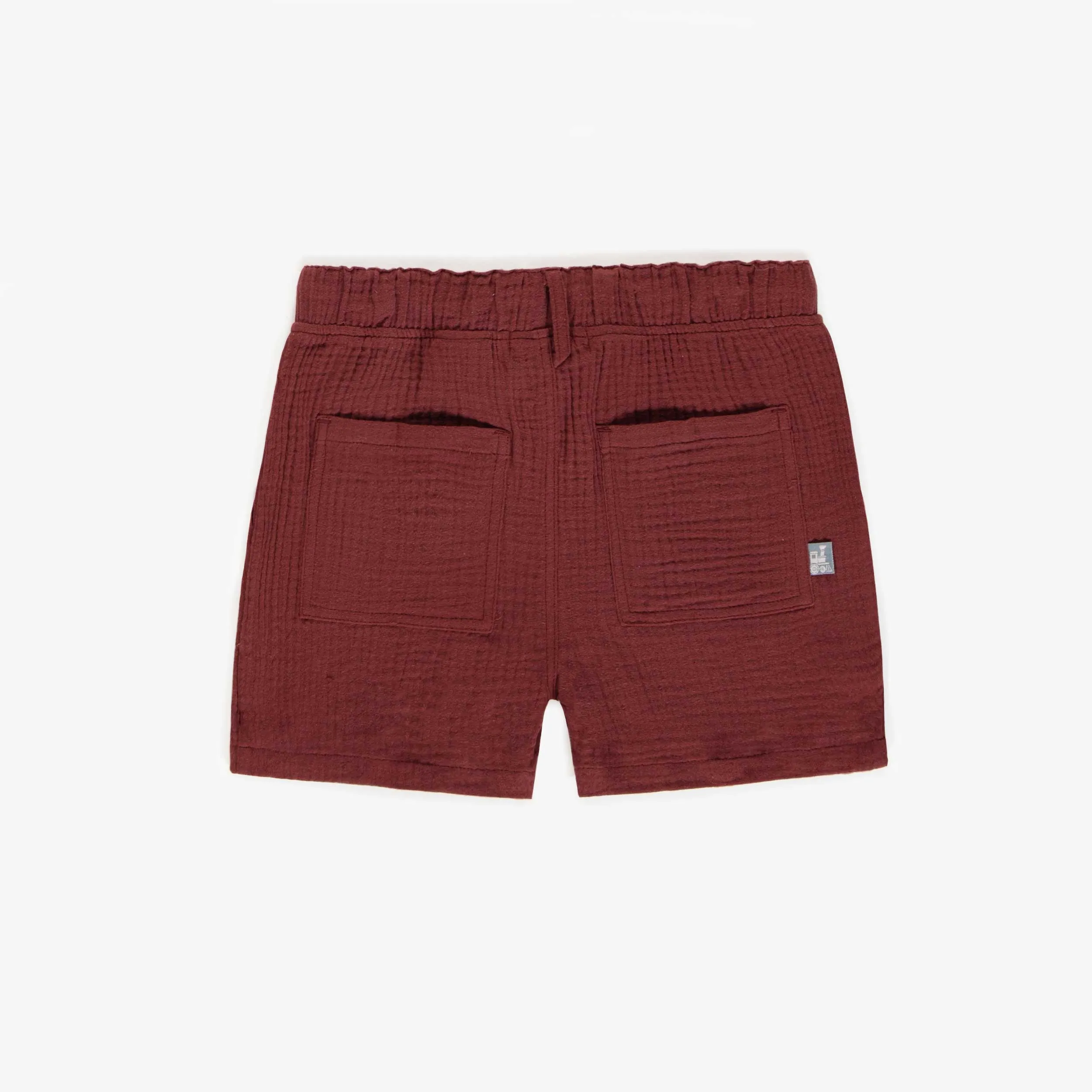 Short rouille en mousseline, enfant || Rust short in muslin, child