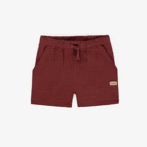 Short rouille en mousseline, enfant || Rust short in muslin, child