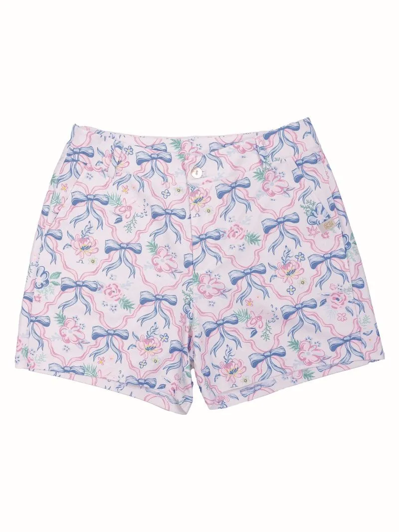 Simply Button Shorts • Ribbon