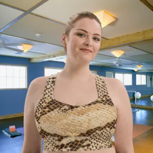Snake Print Activewear Sports Bra, lioness-love
