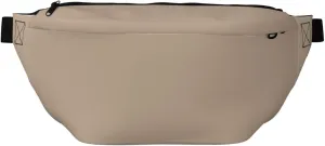 Solid Color Light Brown Stylish Crossbody Waist Pack - Versatile And Compact Travel Pouch For Hands-Free Storage
