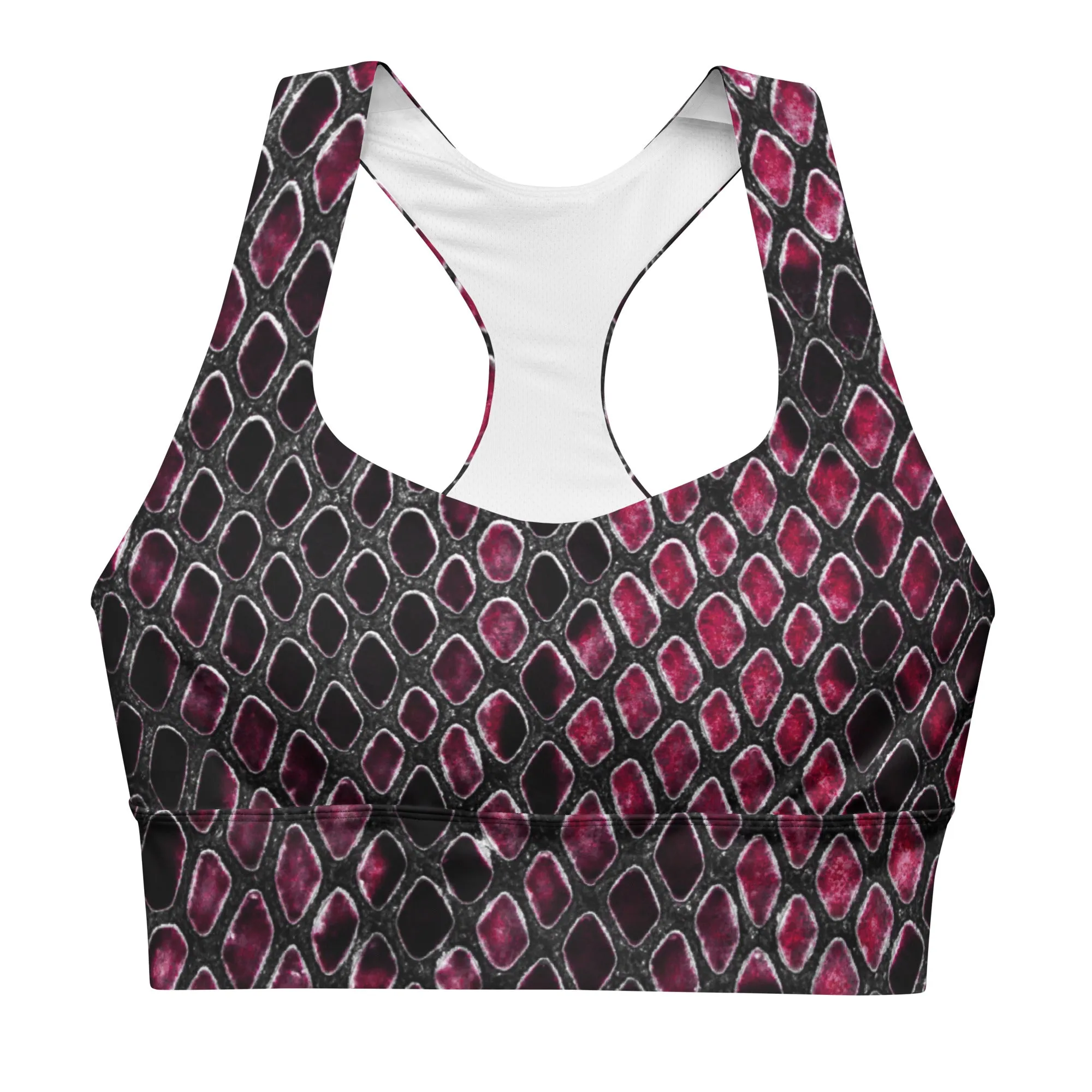 Stylish Activewear Snake Print Sports Bra, lioness-love