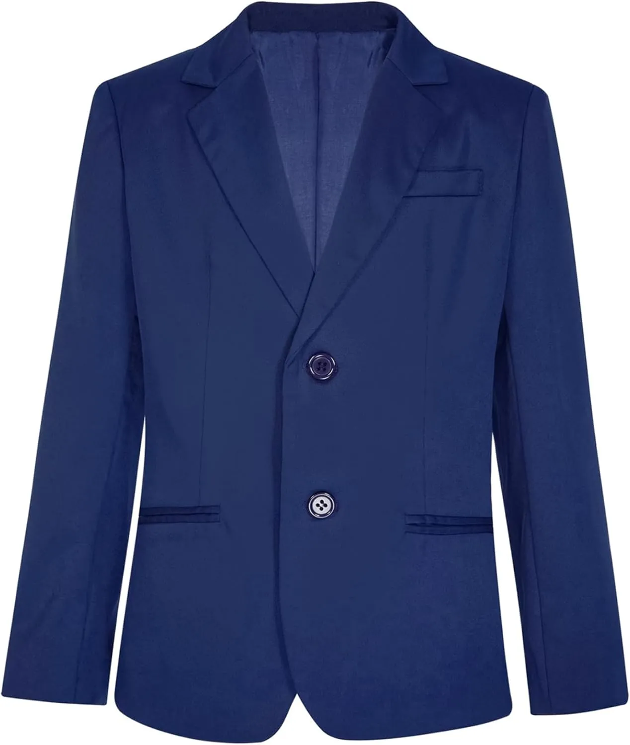 Sywiyi Kids Boys Blazers Long Sleeve Gentleman Formal Dress Suit Jacket Single Breasted Sport Coat Outerwear