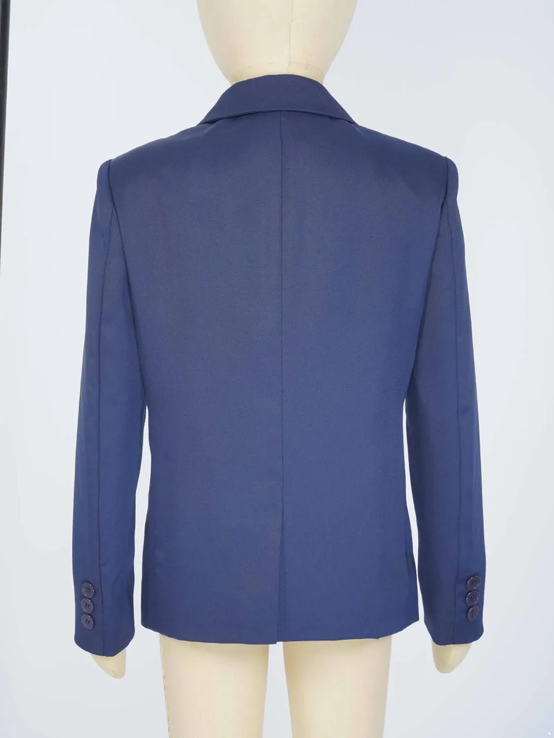 Sywiyi Kids Boys Blazers Long Sleeve Gentleman Formal Dress Suit Jacket Single Breasted Sport Coat Outerwear