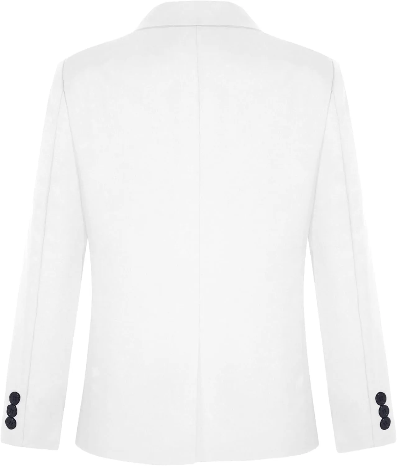 Sywiyi Kids Boys Blazers Long Sleeve Gentleman Formal Dress Suit Jacket Single Breasted Sport Coat Outerwear