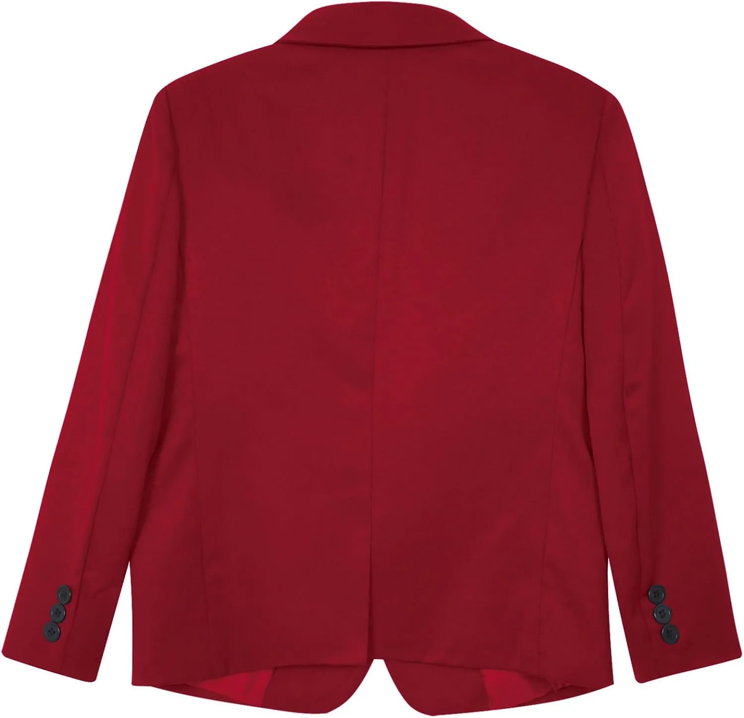Sywiyi Kids Boys Blazers Long Sleeve Gentleman Formal Dress Suit Jacket Single Breasted Sport Coat Outerwear
