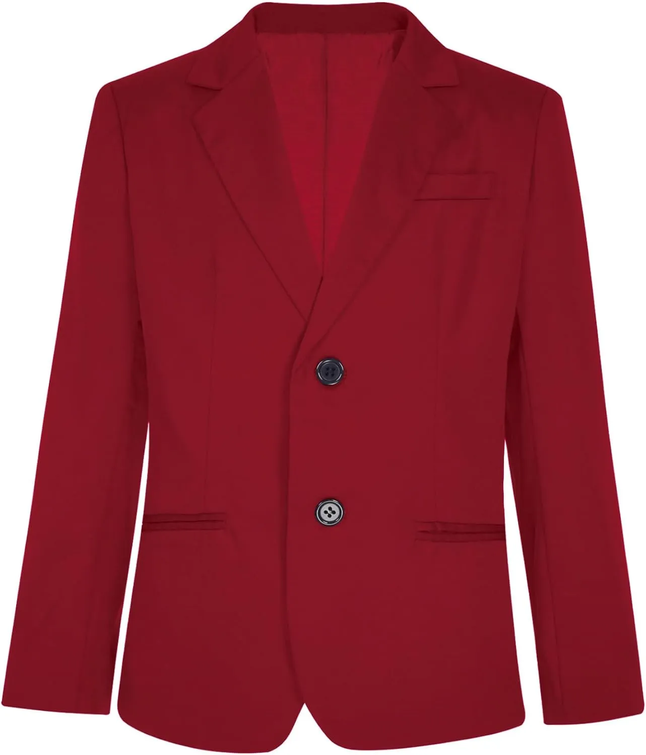 Sywiyi Kids Boys Blazers Long Sleeve Gentleman Formal Dress Suit Jacket Single Breasted Sport Coat Outerwear