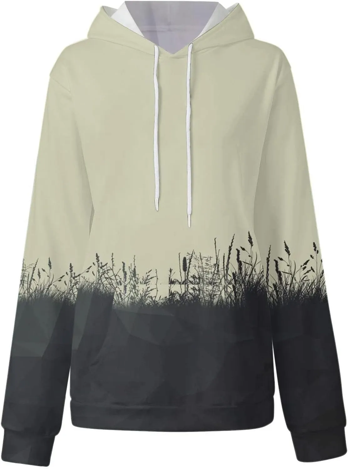 Tie Dye Oversized Hoodie for Women Long Sleeve Loose Fit Pullover Sweatshirts Drawstring Casual Hooded Fall Clothes