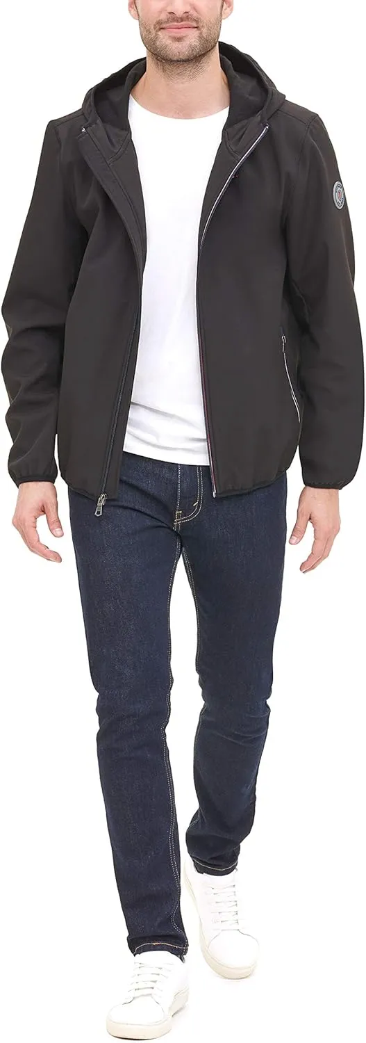 Tommy Hilfiger Men's Hooded Performance Soft Shell Jacket