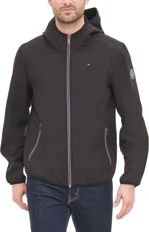 Tommy Hilfiger Men's Hooded Performance Soft Shell Jacket