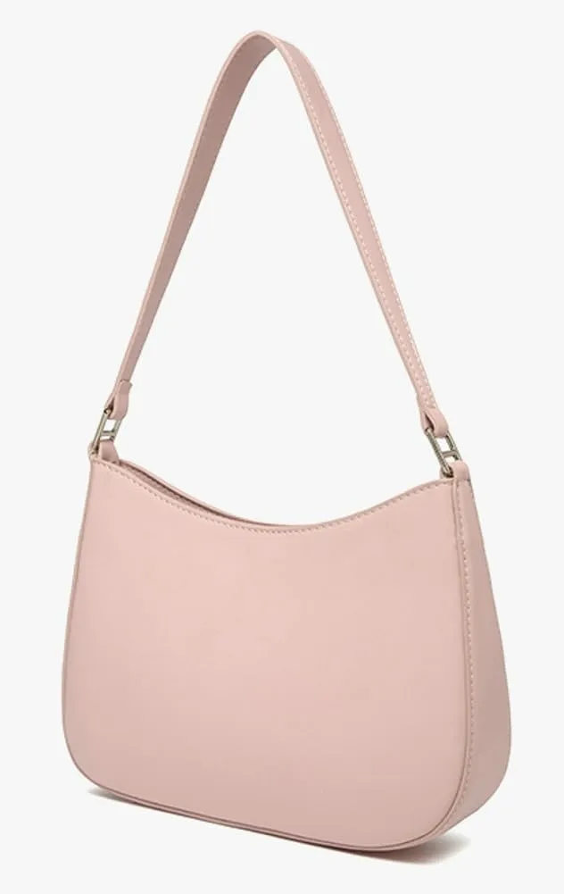 Trendy Purses for Women 2024 Versatile Solid Color Shoulder Bag Handbags Going Out Purse Simple Hobo Bag Underarm Bag