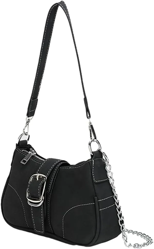 Trendy Shoulder Bag For Women Y2K Vegan Leather Handbag Casual Womens Versatile Satchel Purse Travel Work Bag 2025