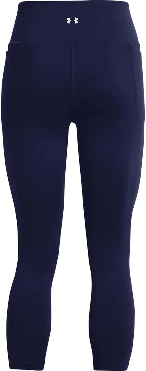 Under Armour Meridian Ankle Leggings for Women - High-Rise Waist, Bodycon Fit, Side Pockets, Pull-On, Classy & Versatile