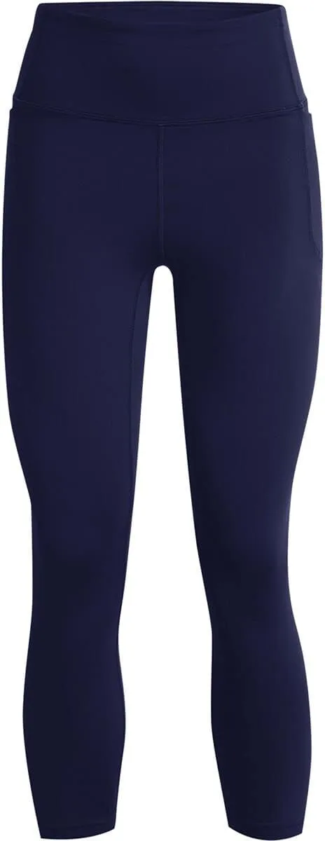 Under Armour Meridian Ankle Leggings for Women - High-Rise Waist, Bodycon Fit, Side Pockets, Pull-On, Classy & Versatile