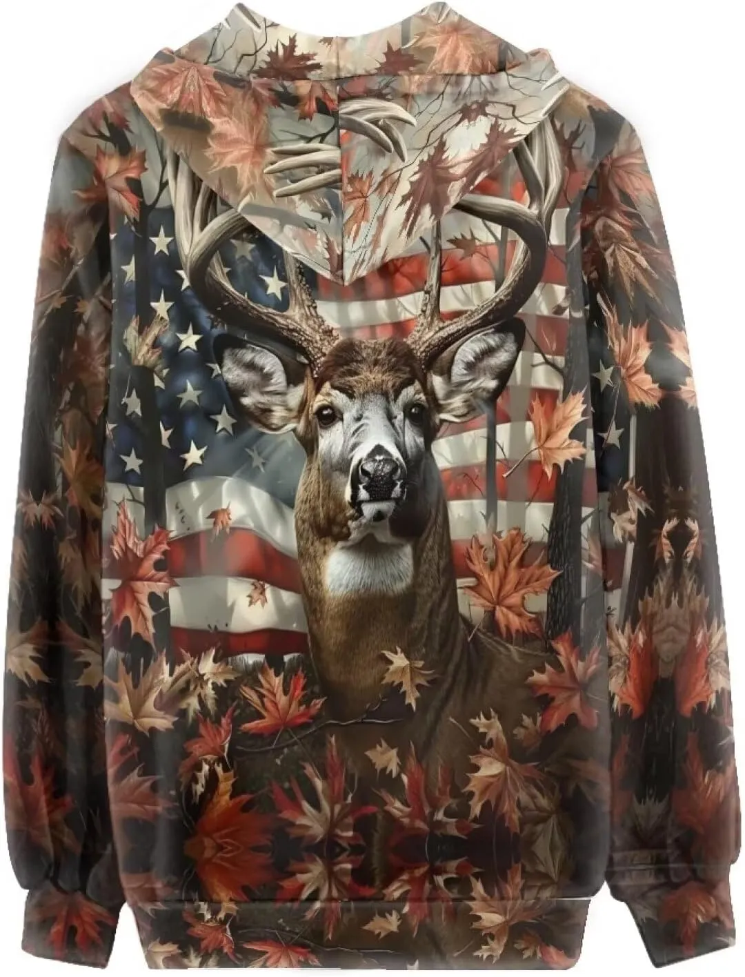 Uourmeti Zip Up Hoodie Graphic Y2k Hooded Sweatshirt Jacket for Women XS-5XL