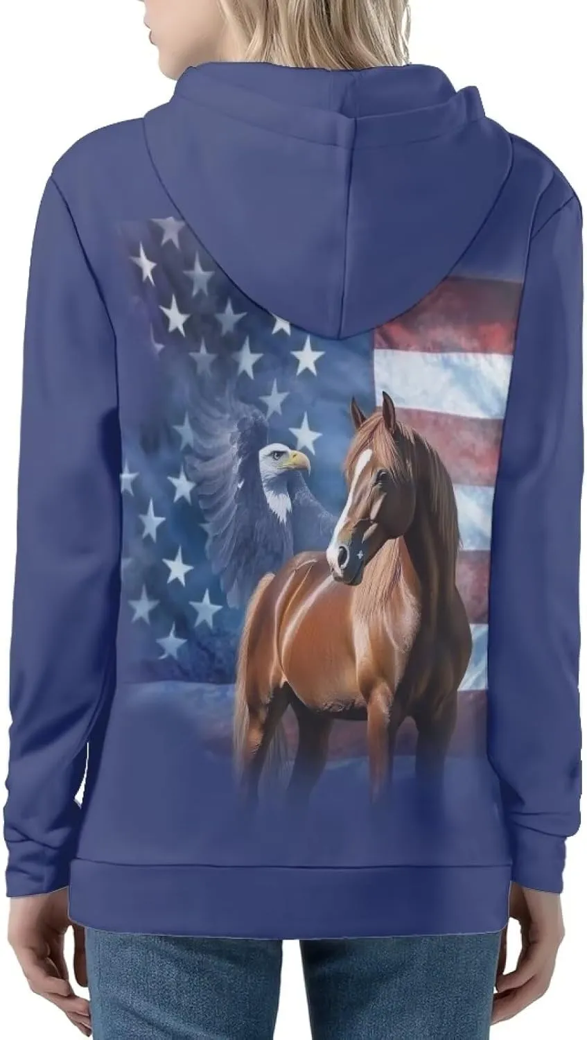 Uourmeti Zip Up Hoodie Graphic Y2k Hooded Sweatshirt Jacket for Women XS-5XL