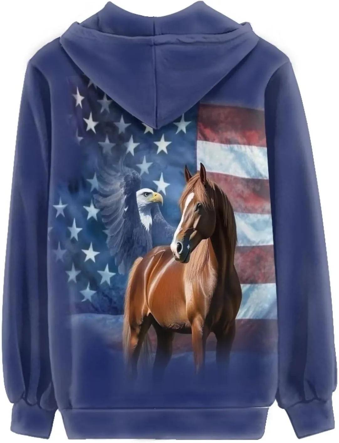 Uourmeti Zip Up Hoodie Graphic Y2k Hooded Sweatshirt Jacket for Women XS-5XL