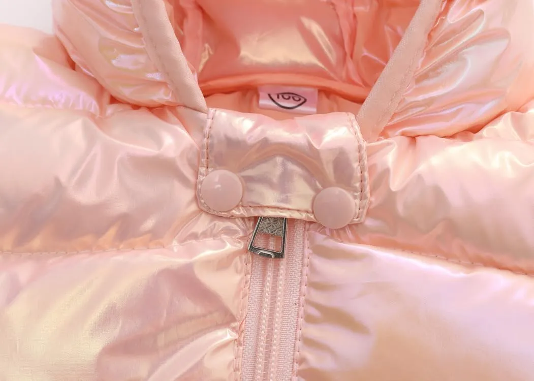 UPlee 3M - 3T Baby Girls Boys Winter Coats for Toddlers Lightweight Puffer Jacket Kids Down Alternative Outerwear