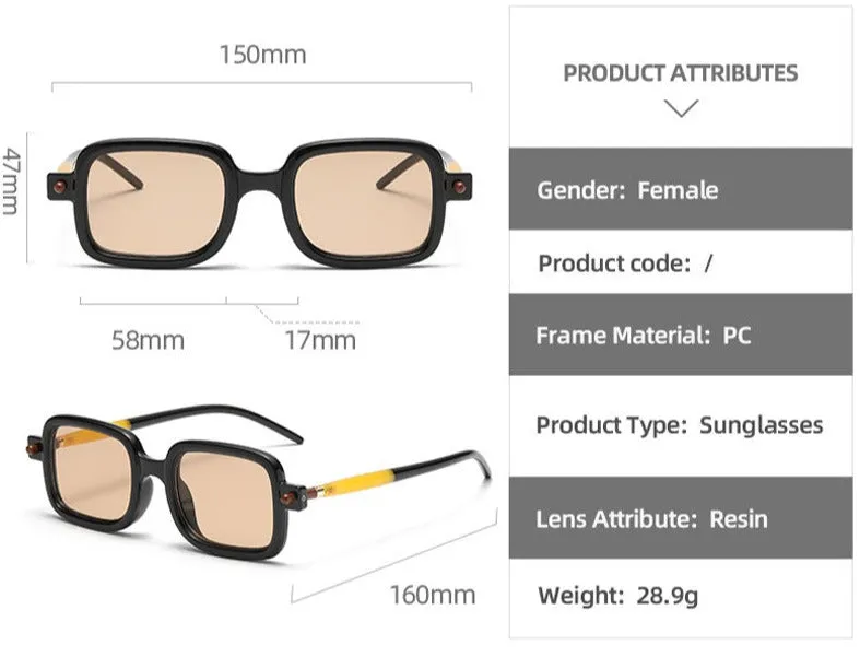 Vintage Clear Lens UV400 Steam Punk Sunglasses