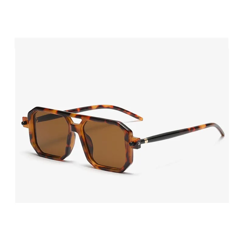 Vintage Clear Lens UV400 Steam Punk Sunglasses