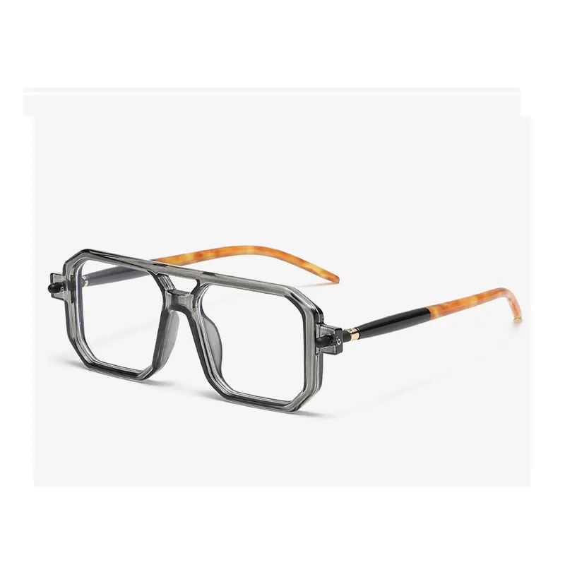 Vintage Clear Lens UV400 Steam Punk Sunglasses