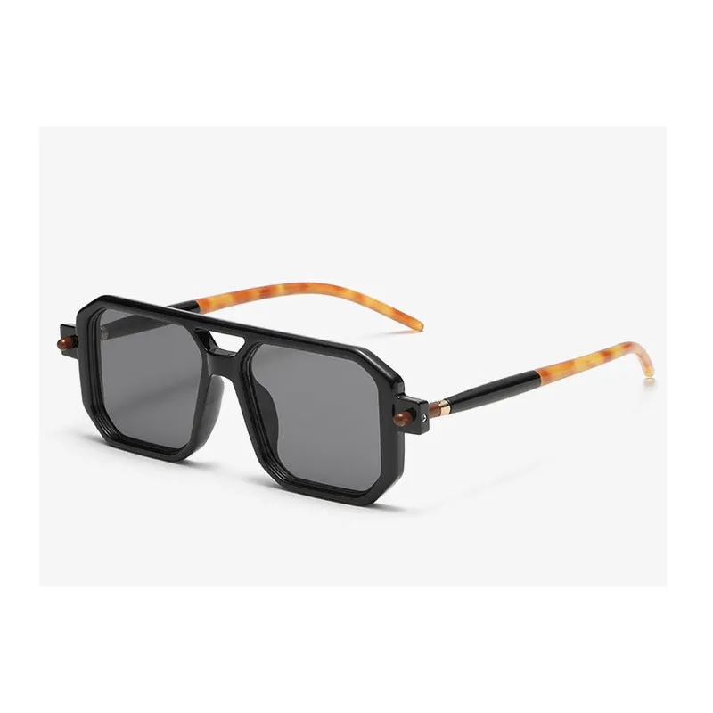Vintage Clear Lens UV400 Steam Punk Sunglasses