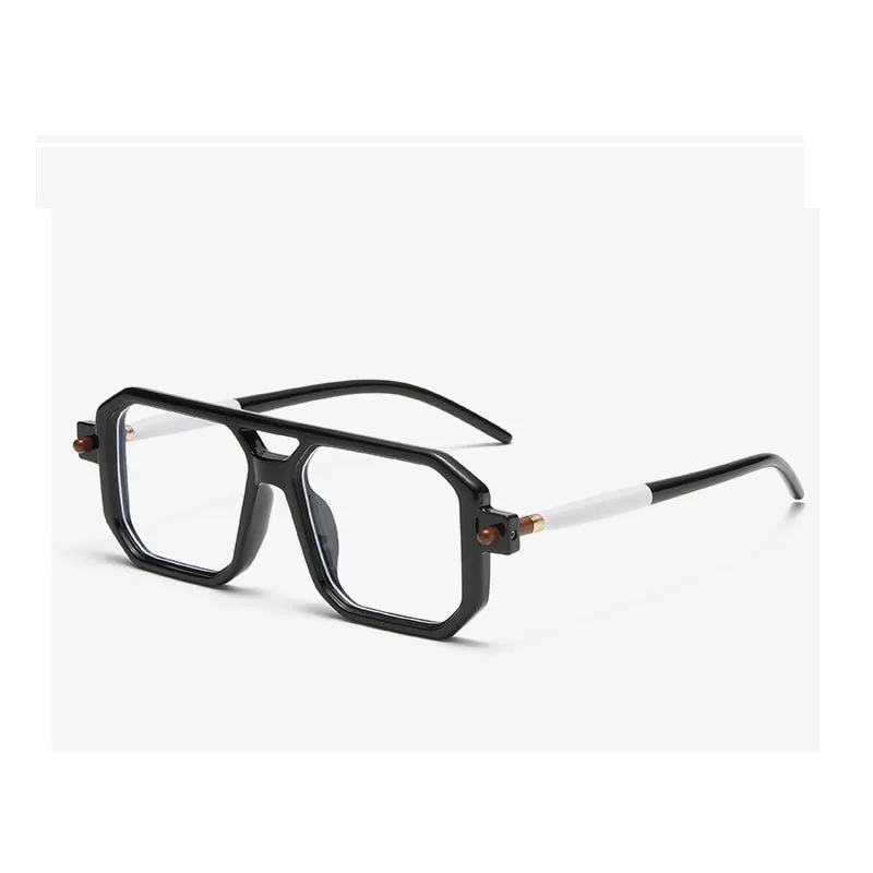 Vintage Clear Lens UV400 Steam Punk Sunglasses