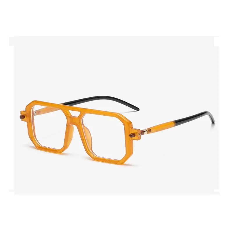 Vintage Clear Lens UV400 Steam Punk Sunglasses