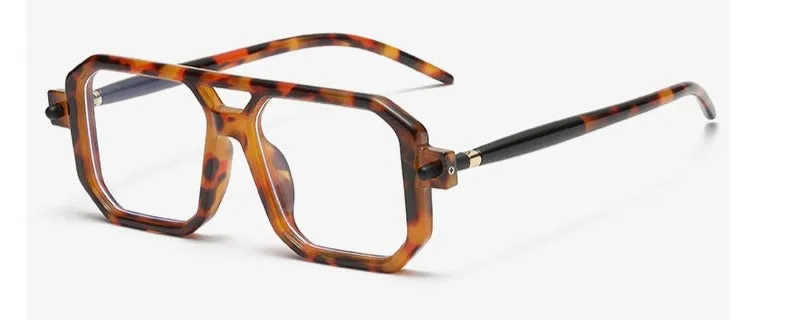 Vintage Clear Lens UV400 Steam Punk Sunglasses